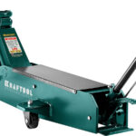 KRAFTOOL HIGH-LIFT, 10 т, 160 - 560 мм, для тяжелой техники, подкатной домкрат (43455-10)