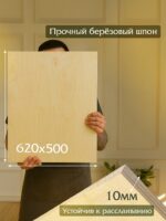 Фанера Промышленник 620х500х10мм, береза, упаковка 1 шт — изображение 2