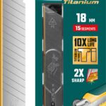 KRAFTOOL 18 мм, 5 шт, лезвия сегментированные TiN SGT-18 09606-TIN-18-S5_z02