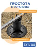 Фиксатор арматуры  Промышленник стульчик под сыпучий грунт с литой опорой ФС 50 250 шт. — изображение 7