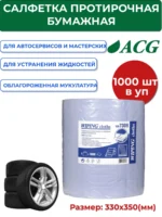 Салфетки протирочные 2-х слойные 33х35см. 1000 листов 7309 — изображение 2