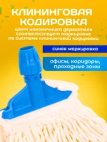 Зажим ACG для мопа Кентукки, с пластиковым зажимом, синий — изображение 4