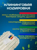 МОП ACG плоский хлопок+микрофибра 50 см. ушки+кармашки ТАФТИНГ — изображение 8