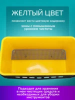 Ведро ACG 22 л. для мытья окон, на колесах — изображение 5