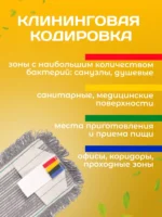 МОП ACG плоский ТАФТИНГ хлопок 50 см. для влаж. уб. карман+ушки Эконом темный — изображение 9