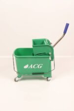 Ведро ACG уборочное на колесах 20л с отжимом двойное ЗЕЛЕНОЕ — изображение 6