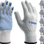 ЗУБР L-XL, 13 класс, 10 пар, х/б, перчатки с точками увеличенного размера ТОЧКА+ 11451-K10 Профессионал