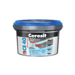 Ceresit Затирка №04 AQUASTATIC CЕ 40 СЕРЕБРЯНО-СЕРАЯ 2 кг