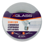Лента алюминиевая клейкая Xglass армированная 50 мм 50 м — изображение 3