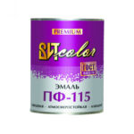 Витеко Эмаль ПФ-115 черная 1,8 кг