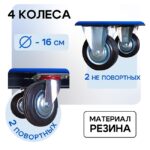 Платформенная тележка Промышленник 1200х800 П-8.12 160 мм — изображение 4