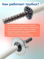 Фиксатор арматуры Промышленник трубка ПВХ под стяжные винты — изображение 2