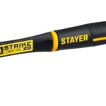 STAYER Strike, 450 г, цельнометаллический столярный молоток-гвоздодёр, Professional (2025-450)