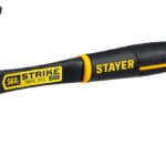 STAYER Strike, 560 г, цельнометаллический столярный молоток-гвоздодёр, Professional (2025-560)