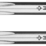 ЗУБР М10 x 1.0 мм, Р6М5, машинно-ручные, комплект метчиков 4-28007-10-1.0-H2_z01 Профессионал
