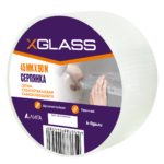 Лента (серпянка) стеклотканевая самоклеющаяся Xglass 45мм х 90м — изображение 2