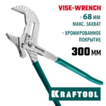 KRAFTOOL Vise-Wrench, 300 мм, клещи переставные-гаечный ключ (22068)