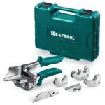 KRAFTOOL MC-12, угловые ножницы с набором матриц для различных профилей из пластика и резины (23372-12)