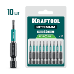 KRAFTOOL  OPTIMUM TX 10, 50 мм, 10 шт, биты (26126-10-50-10)