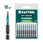 KRAFTOOL  OPTIMUM TX 15, 50 мм, 10 шт, биты (26126-15-50-10)