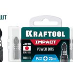 KRAFTOOL Impact PZ 2, 25 мм, 10 шт, ударные биты (26193-2-25-S10)