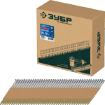 ЗУБР SN34 (D34) 50 х 2.8 мм, реечные гвозди рифленые оцинкованные, 5000 шт (305399-50)
