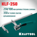 KRAFTOOL KLF-250, 250/100 мм, струбцина быстрозажимная (32020-250)
