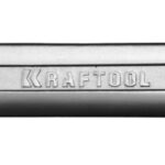 KRAFTOOL 24х27 мм, Cr-V сталь, хромированный, гаечный ключ рожковый 27033-24-27