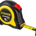 STAYER 5 м х 25 мм, автостопом, ударостойкий, обрезиненный корпус, рулетка 3402-5_z02 Professional