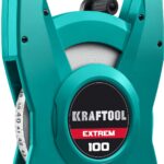 KRAFTOOL 100 м, геодезическая стальная мерная лента EXTREM 34185-100