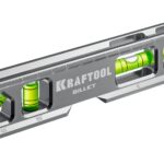 KRAFTOOL BILLET, 8 в 1, 20 см, точность 0.3 мм/м, 4 глазка, брусковый магнитный уровень (34790)