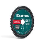 KRAFTOOL  Slim wood cut 190 х 30 x 1.6 мм, 64Т, диск пильный по дереву (36955-190-30-64)