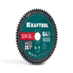 KRAFTOOL  Slim wood cut 210 х 30 x 1.8 мм, 64Т, диск пильный по дереву (36955-210-30-64)