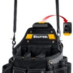 KRAFTOOL KPB-23 с быстросъёмным креплением FastClip, плечевой ремень, 23 кармана и петли, 290х310 мм, поясная сумка (38766)