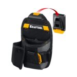 KRAFTOOL KP-8 с быстросъёмным креплением FastClip, 8 карманов и петель, 170х260 мм, поясная сумка (38776)