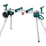 KRAFTOOL MSA-1200 U, (1120-2650)х765х970 мм, алюминиевый мобильный стол для торцовочных пил с ручкой и колесами (38782-2)