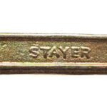 STAYER 17х19 мм, Hi-Q Сталь, оцинкованный, гаечный ключ рожковый 27038-17-19 Master