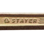 STAYER 19х22 мм, Hi-Q Сталь, оцинкованный, гаечный ключ рожковый 27038-19-22 Master