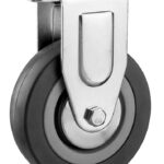 ЗУБР 100 мм, 65 кг, колесо неповоротное 30956-100-F