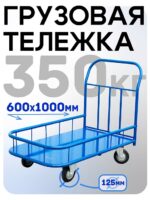 Платформенная тележка Промышленник 1000х600 ПБМ-6.10 125 ммс бортиком