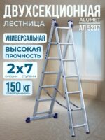 Лестница двухсекционная Alumet Ал 5207