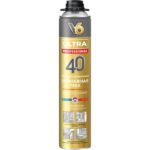 Пена монтажная профессиональная, всесезонная, 600 гр, "V6" ULTRA 40