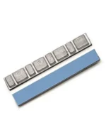 0051 Pb Clipper Грузики для балансировки колес, самоклеющиеся, свинцовые 60 гр. (4х5 г + 4х10 гр.) синий скотч (уп. 50 шт.) — изображение 2