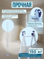 Лестница двухсекционная Alumet Ал 5214 — изображение 3
