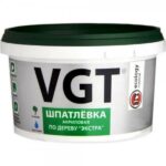 VGT ШПАТЛЕВКА ЭКСТРА ПО ДЕРЕВУ акриловая, универсальная, белая (1кг)