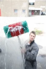 Щётка для мойки фур и автобусов, с подачей воды, 28x15x9 см, мягкая, черная, VIKAN — изображение 5
