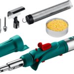 KRAFTOOL 5 насадок, 1300 °C, пьезоподжиг, паяльник газовый Pro в наборе 55503-H10