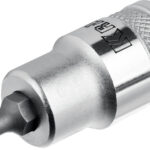 KRAFTOOL 1/2", 55 мм, S2 сталь, H4, фосфатированная, торцовая бита-головка INDUSTRIE QUALITAT 27908-04_z01