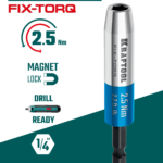 KRAFTOOL FIX-TORQ 2.5 Нм динамометрический адаптер для бит (64035-2.5)