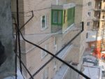 Защитно-улавливающая сетка (ЗУС) Промышленник комплект кронштейн и 2 опоры с креплением — изображение 2